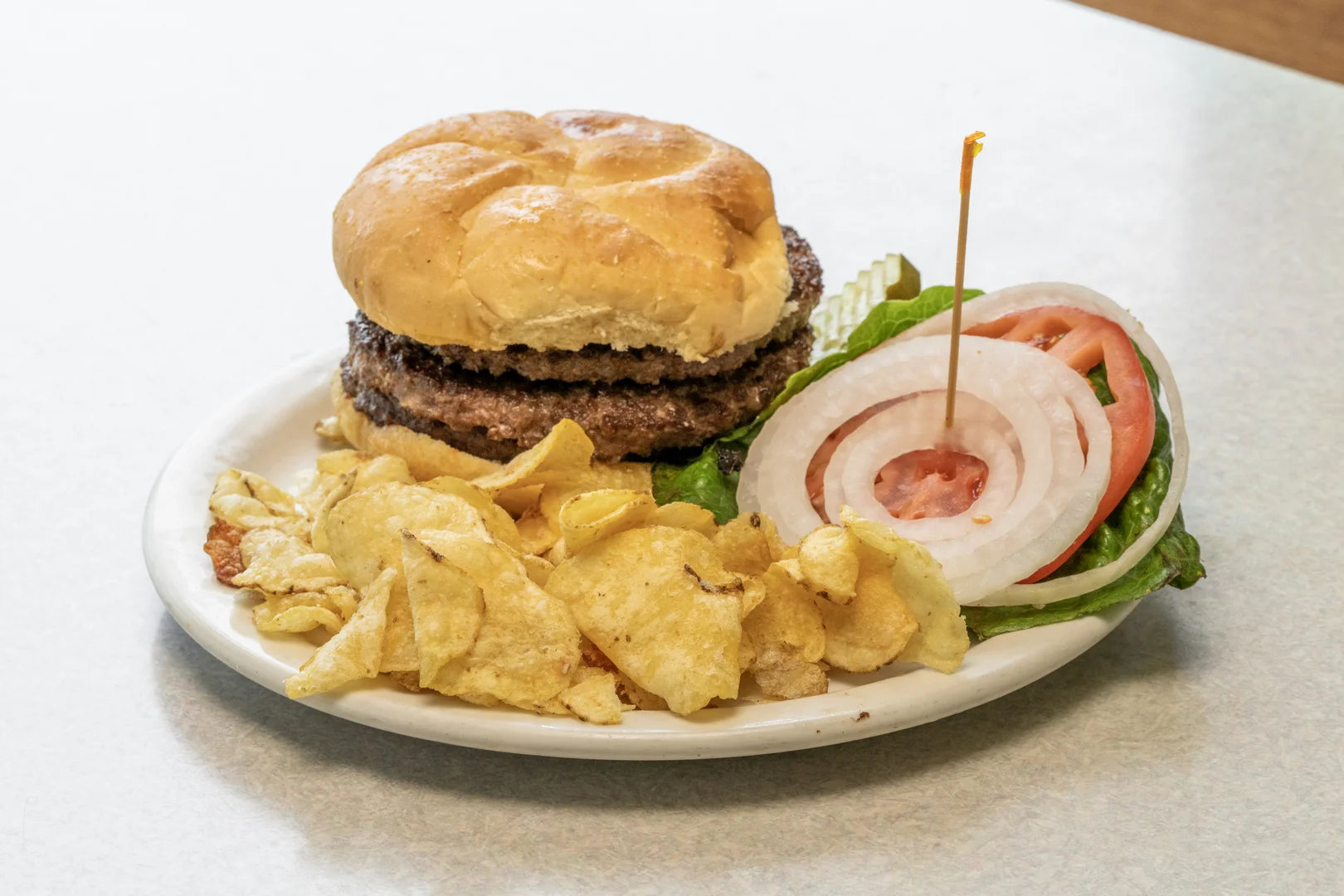 Triple Burger Platter